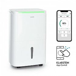 Klarstein DryFy Connect 40, odvlhčovač vzduchu, WiFi, kompresia, 40l/d, 35-45m², biely
