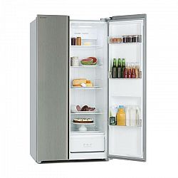 Klarstein Grand Host A, kombinácia chladničky s mrazničkou, základný model, 474 litrov, strieborná