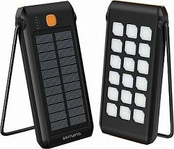 4smarts Solar TitanPack Flex 10000 mAh with Stand and Flashlight black/orange
