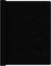 Koberec do stanu 250 × 500 cm čierny