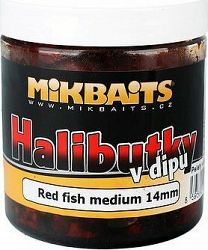 Mikbaits Halibutky v dipe Red fish 14 mm 250 ml