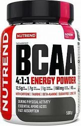 Nutrend BCAA Energy Mega Strong Powder 500 g, malina