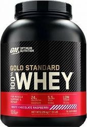 Optimum Nutrition Protein 100 % Whey Gold Standard 2267 g, biela čokoláda a malina