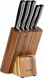 Siguro Súprava nožov Motsu 5 ks + drevený blok