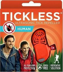 TickLess Human - Ultrazvukový odpudzovač kliešťov - oranžový