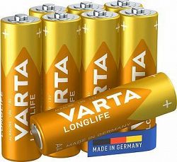 VARTA alkalická batéria Longlife AA 8 ks