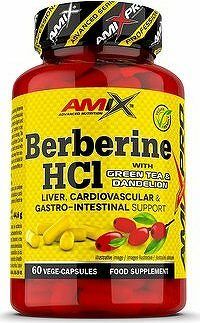 Amix Nutrition Berberine HCl with GreenTea & Dandelion, 60 kapsúl