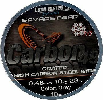 Savage Gear Carbon49 0,48 mm 11 kg 24 lb 10 m Coated Grey
